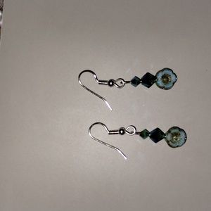 Hand made floral earrings